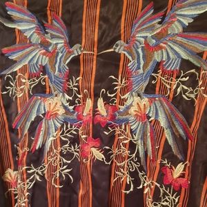 Free People Embroidered Robe